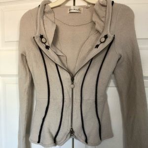 Unique Anthropology sweater with fun details!
